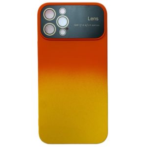 کاور سیلیکونی دو رنگ (نارنجی و پرتقالی) مناسب برای گوشی آیفون IP 12 PRO