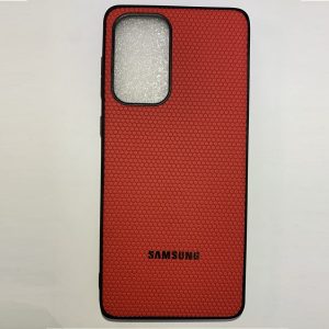 کاور سیلیکونی لانه زنبوری قرمز رنگ مناسب برای گوشی سامسونگ SAM A73-5G