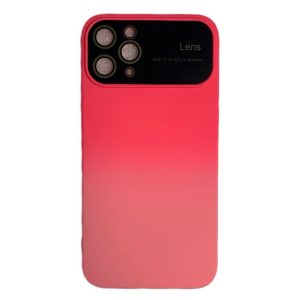کاور سیلیکونی دو رنگ صورتی تیره و روشن مناسب برای گوشی آیفون IP 11 PRO