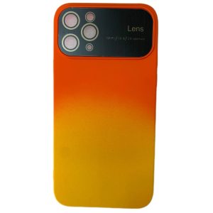 کاور سیلیکونی دو رنگ (نارنجی و پرتقالی) مناسب برای گوشی آیفون IP 11 PRO