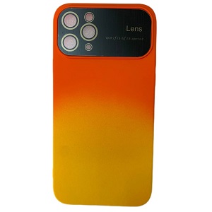 کاور سیلیکونی دو رنگ (نارنجی و پرتقالی) مناسب برای گوشی آیفون IP 11 PRO