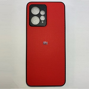 کاور سیلیکونی لانه زنبوری قرمز رنگ مناسب برای گوشی شیائومی RM NOTE 12-4G