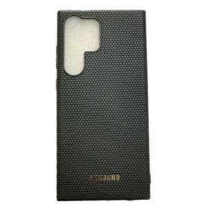 کاور سیلیکونی لانه زنبوری مشکی رنگ مناسب برای گوشی سامسونگ SAM S23 ULTRA