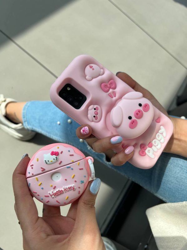کاور سیلیکونی مدل خوک عروسکی PIGGY پاپ سوکتی مناسب برای گوشی