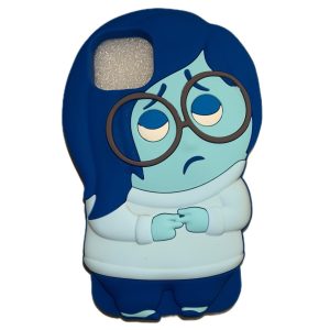 کاور عروسکی سیلیکونی مدل IN SIDE OUT-SADNESS مناسب برای گوشی آیفون