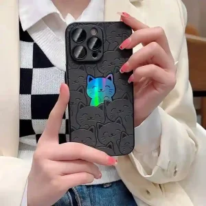 قاب گوشی مدل گربه شابلونی