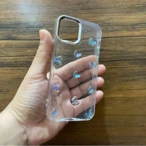 قاب گوشی آیفون 12/12Pro مدل پروانه برجسته شاین
