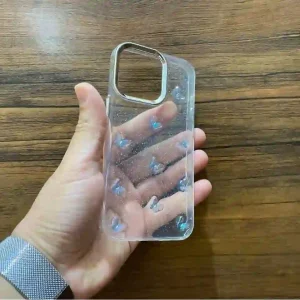 قاب گوشی آیفون 13Pro مدل پروانه برجسته شاین