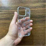 قاب گوشی آیفون 16Pro مدل پروانه برجسته شاین