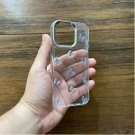 قاب گوشی آیفون 16Pro مدل پروانه برجسته شاین