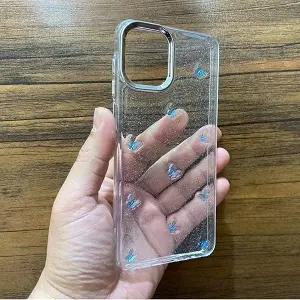 قاب گوشی سامسونگ A07 مدل پروانه برجسته شاین