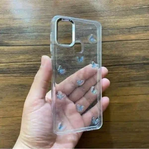 قاب گوشی سامسونگ A21 S مدل پروانه برجسته شاین