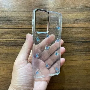 قاب گوشی سامسونگ S21 FE مدل پروانه برجسته شاین