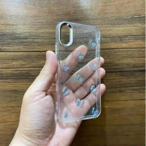 قاب گوشی آیفون x/xs مدل پروانه برجسته شاین