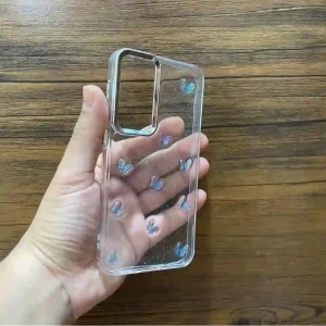 قاب گوشی سامسونگ S23 FE مدل پروانه برجسته شاین