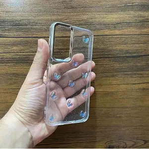 قاب گوشی سامسونگ S23 FE مدل پروانه برجسته شاین