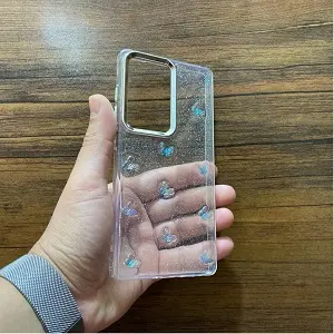 قاب گوشی سامسونگ S25 Ultra مدل پروانه برجسته شاین
