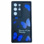 قاب گوشی سامسونگ S23 Ultra مدل پروانه آبی