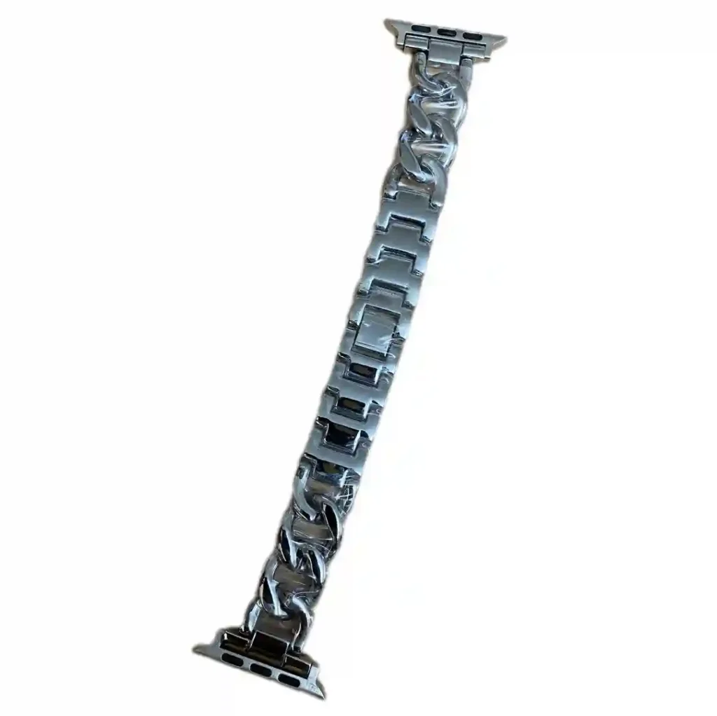 بند ساعت هوشمند طرح کارتیر سیلور سایز 42/44 میلیمتری