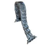 بند ساعت هوشمند طرح کارتیر سیلور سایز 42/44 میلیمتری